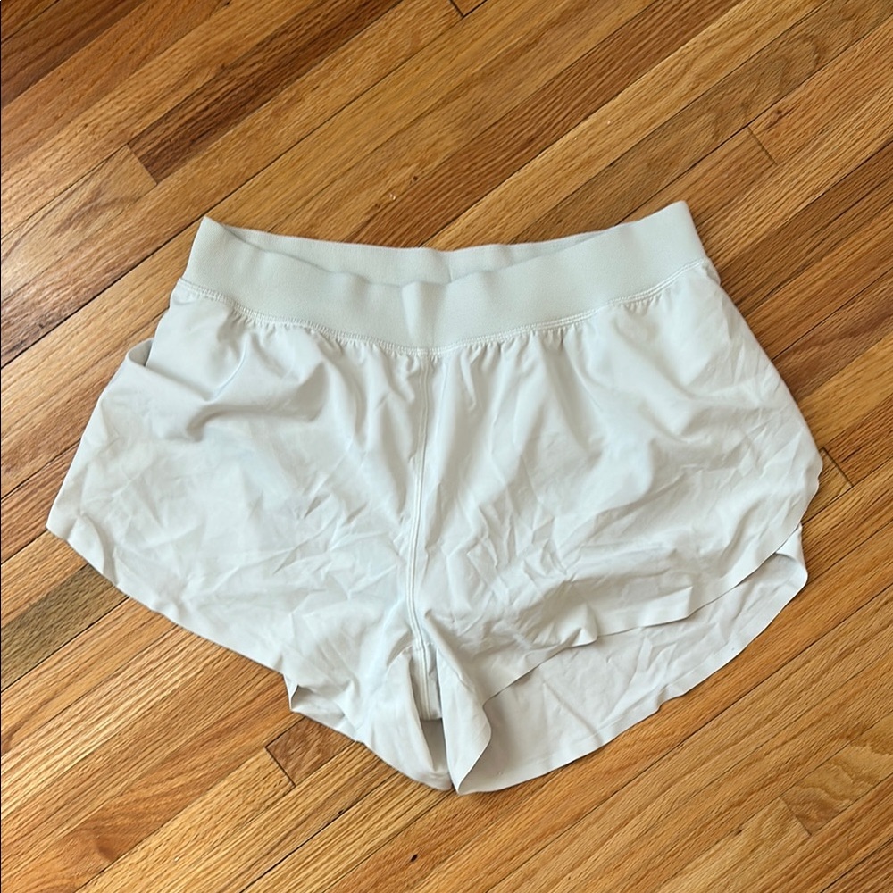 CRZ YOGA Cream Athletic Shorts